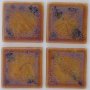 Burlington amber coasters